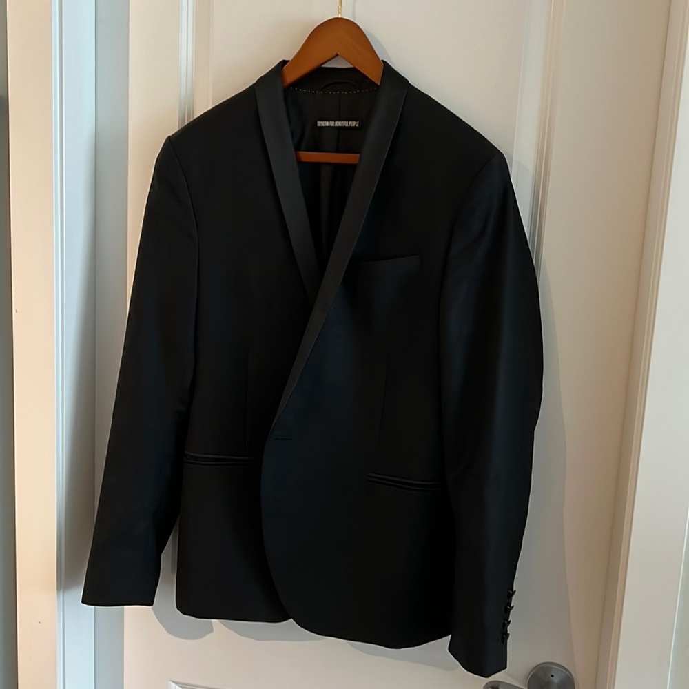 Mens Drykorn tux look jacket